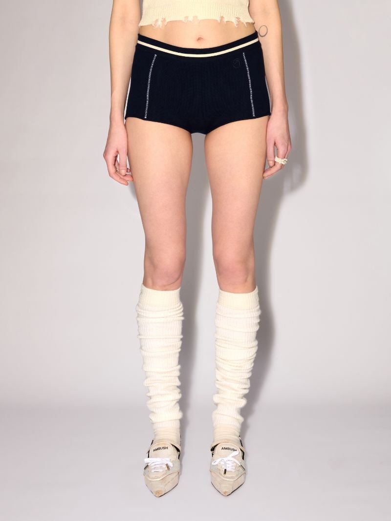 CONTRAST STITCH CULOTTE - 3