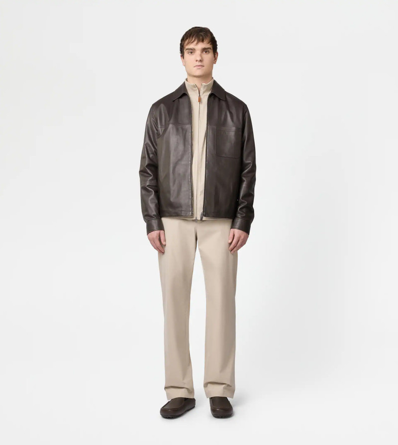 Tod's PANTS IN TECHNICAL COTTON WITH DRAWSTRING - BEIGE outlook