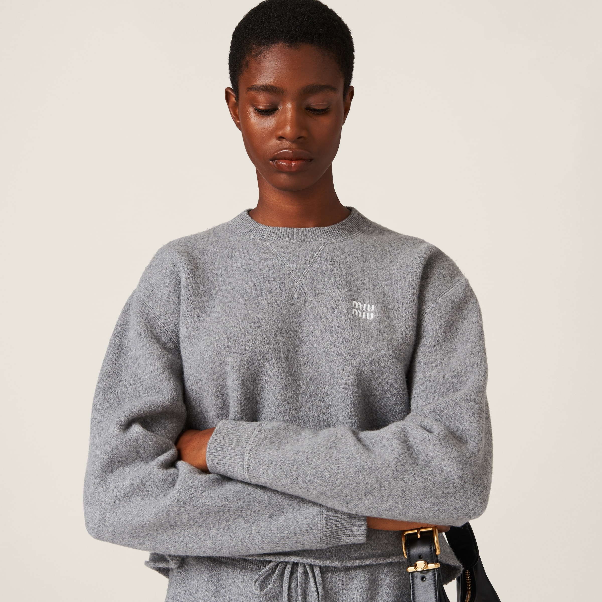 Miu miu cashmere sweater hotsell