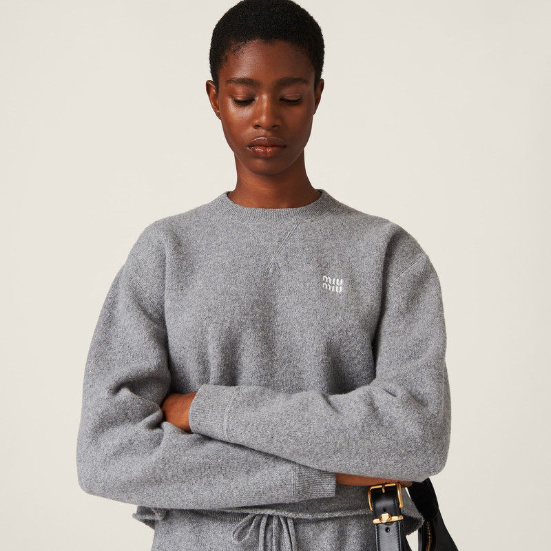Miu Miu Wool and cashmere sweater outlook