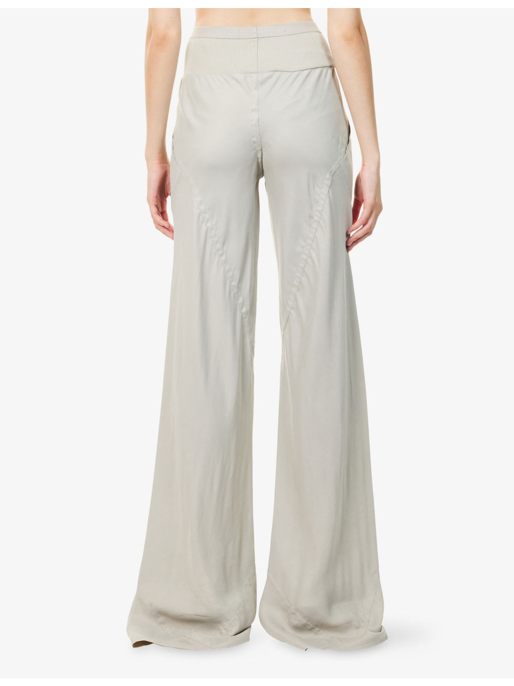 Bias Straight-Leg Woven Trousers - 4