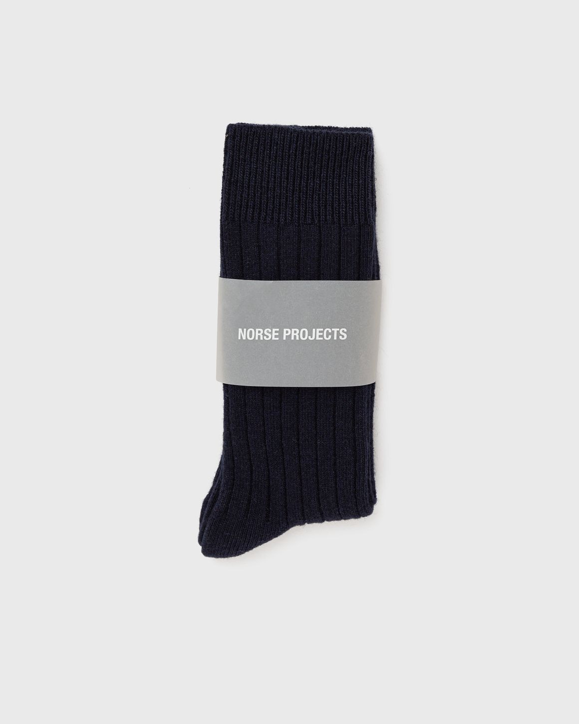 Bjarki Cashmere Wool Blend Rib Sock - 2