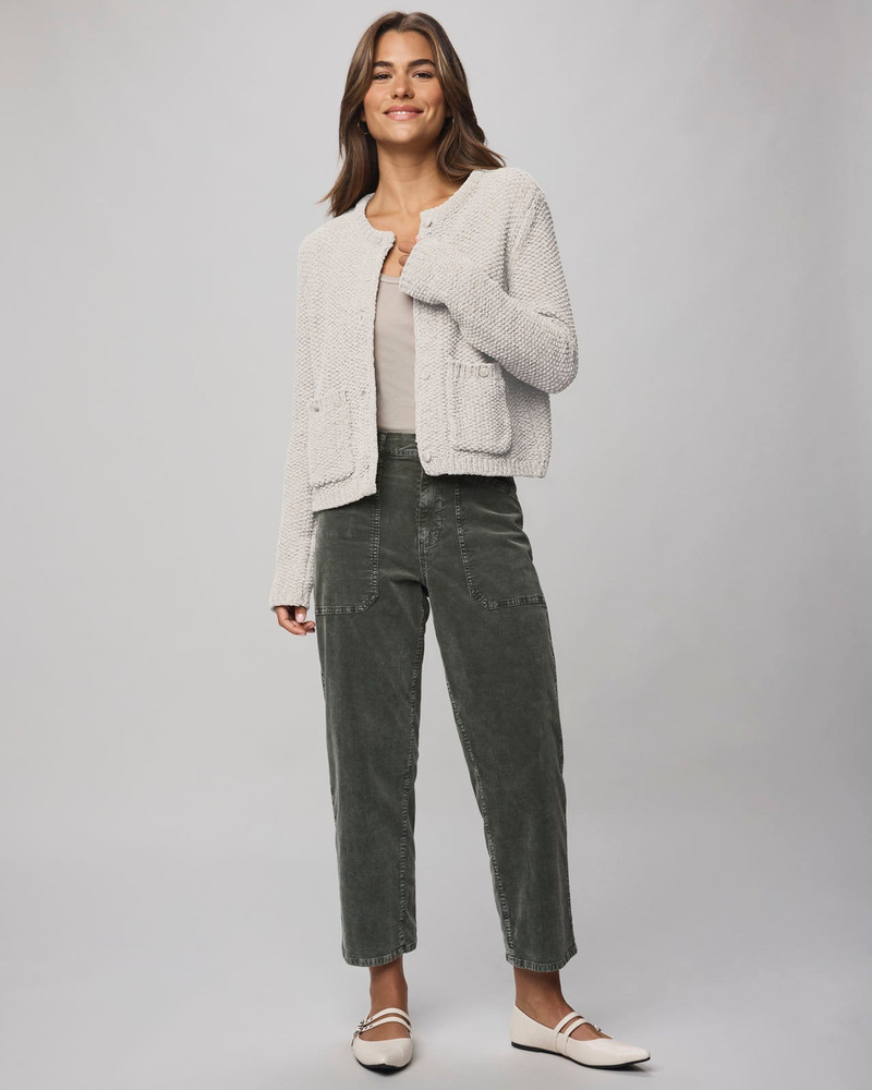 Splendid Andrea Chenille Crop Cardigan outlook