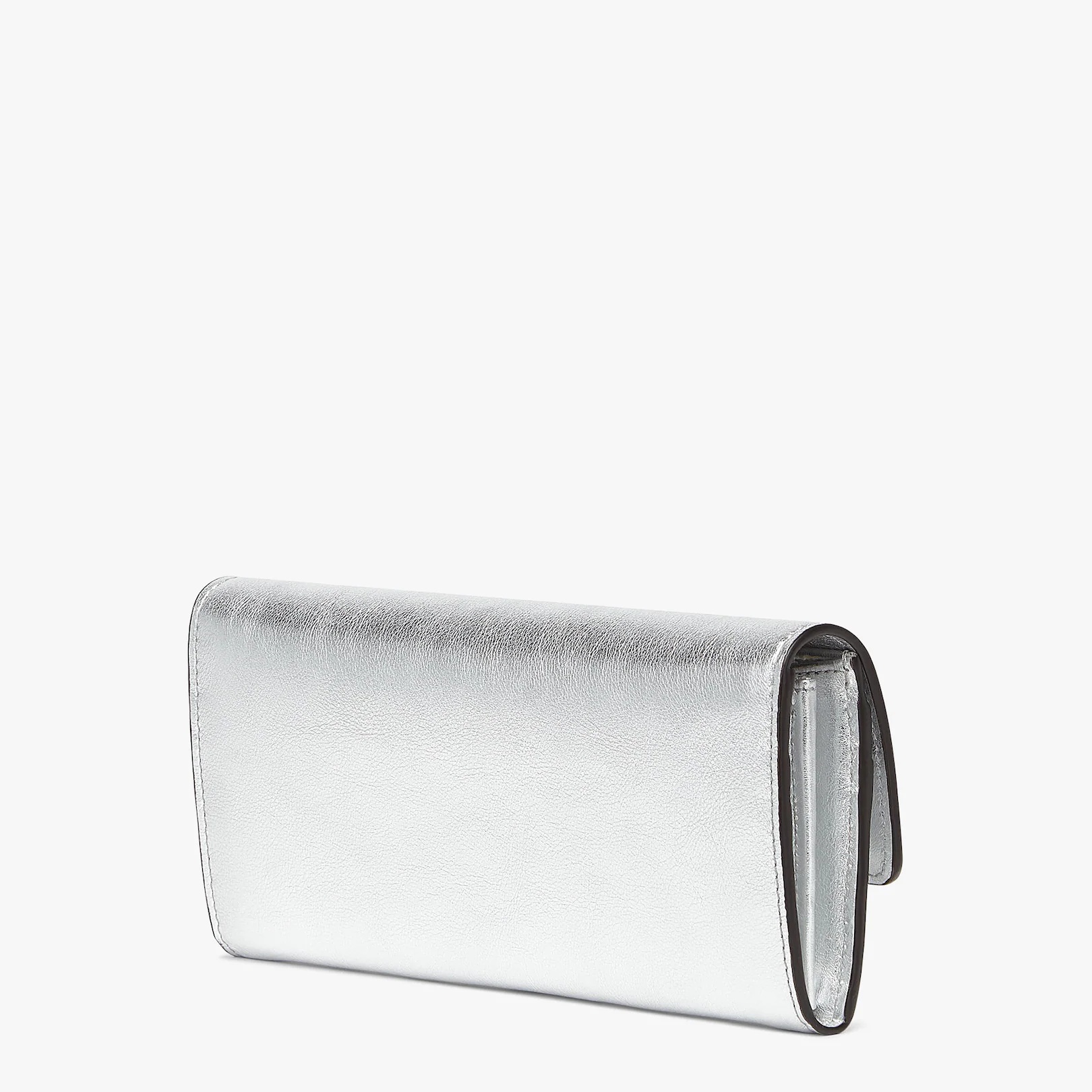 Silver leather wallet - 2