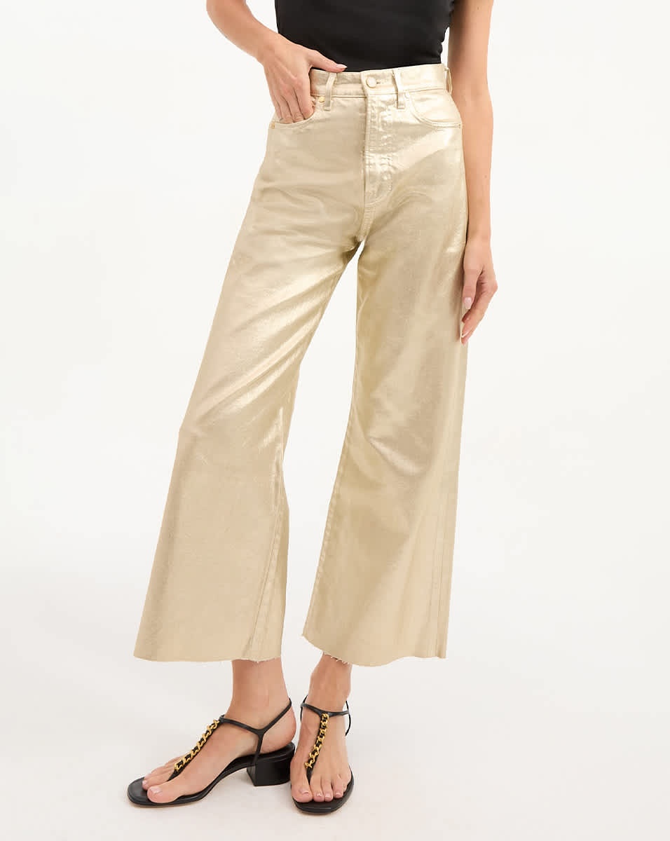 TAYLOR CROPPED HIGH RISE WIDE LEG JEAN - 3