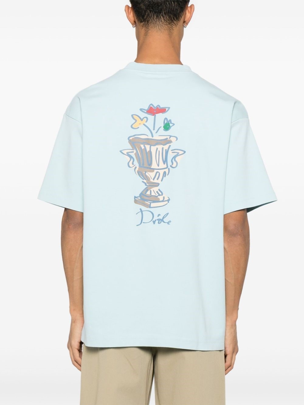 Cotton T-shirt with logo - 3