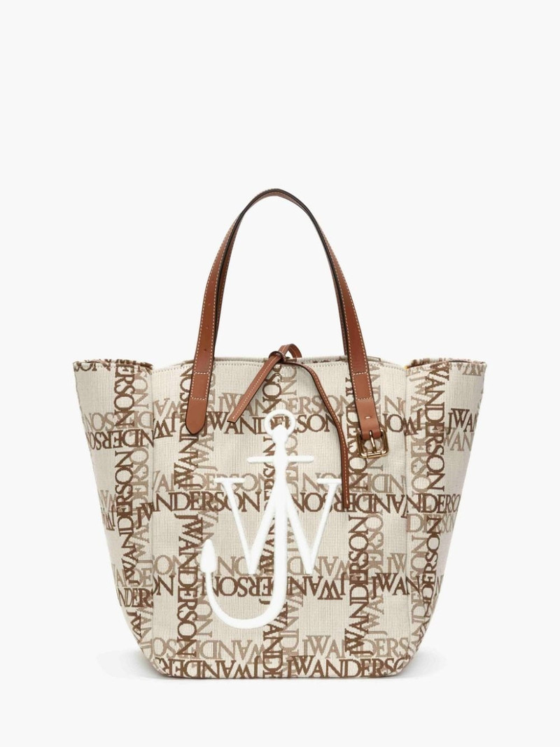 BELT TOTE BAG WITH LOGO GRID 1