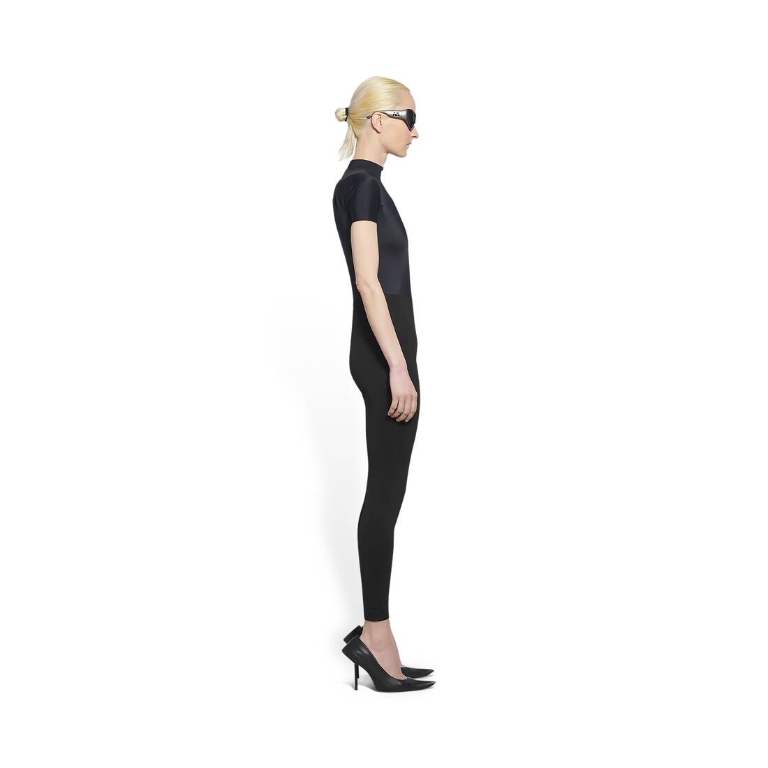 Women's Athletic Leggings  in Black - 3