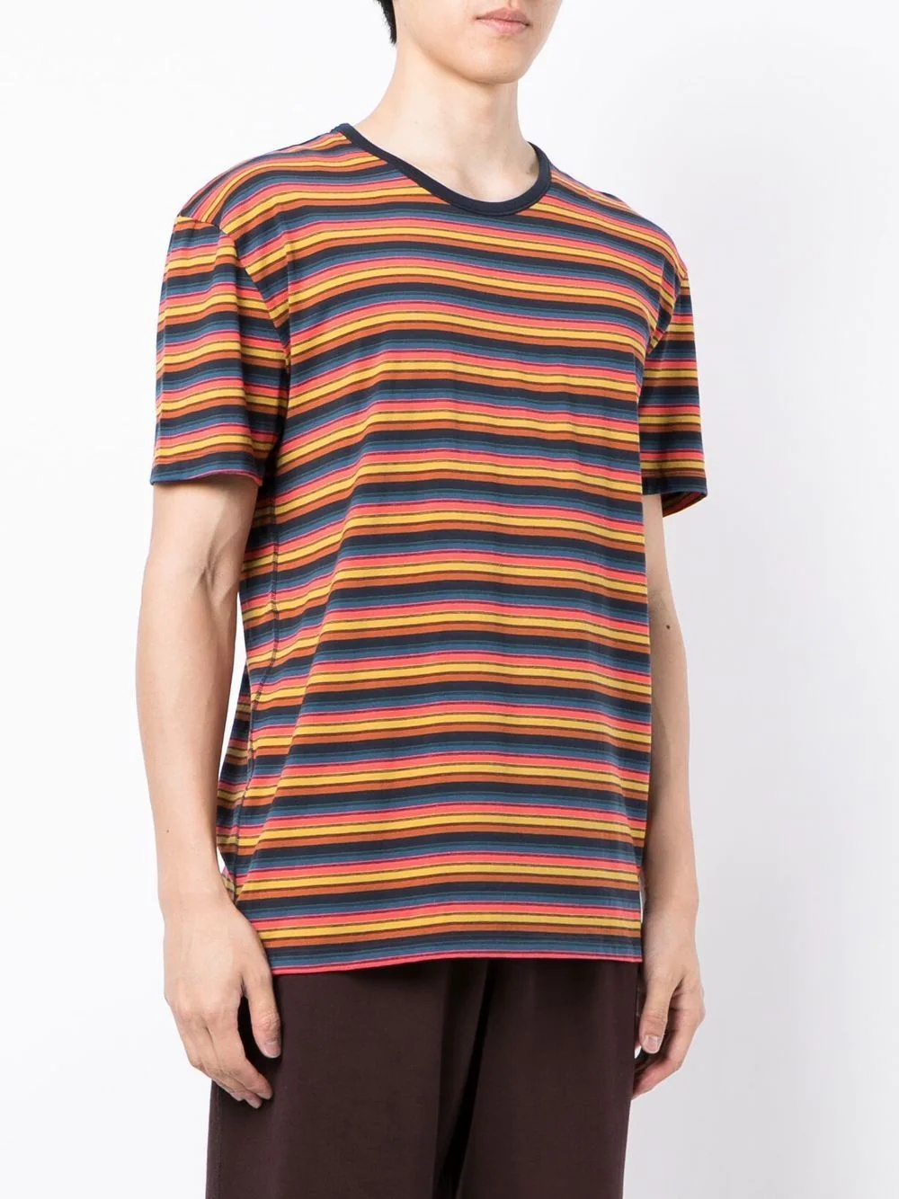 stripe-print jersey-knit T-Shirt - 3