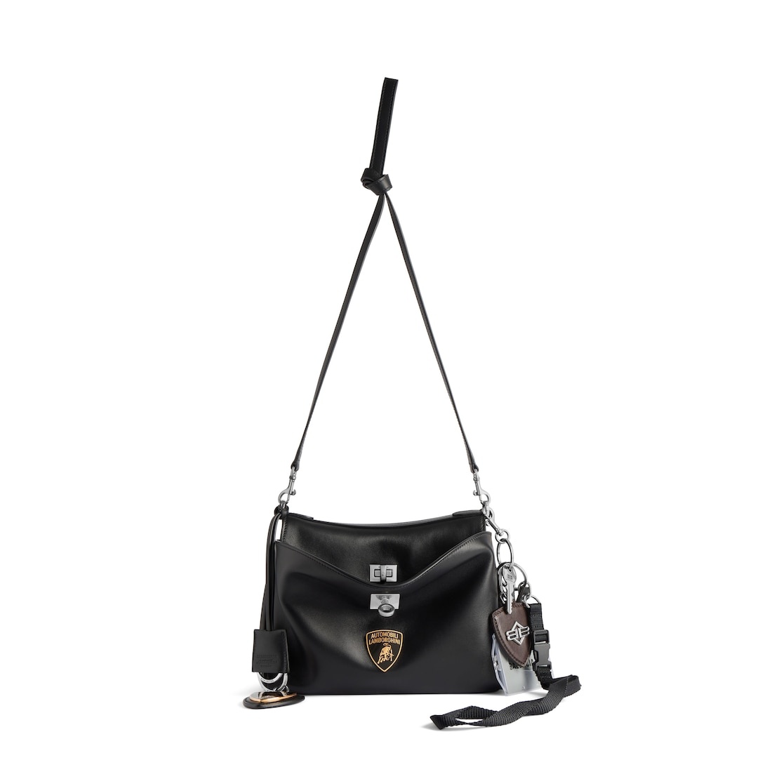 Men's Balenciaga | Automobili Lamborghini Rodeo Messenger Bag Small  in Black - 4