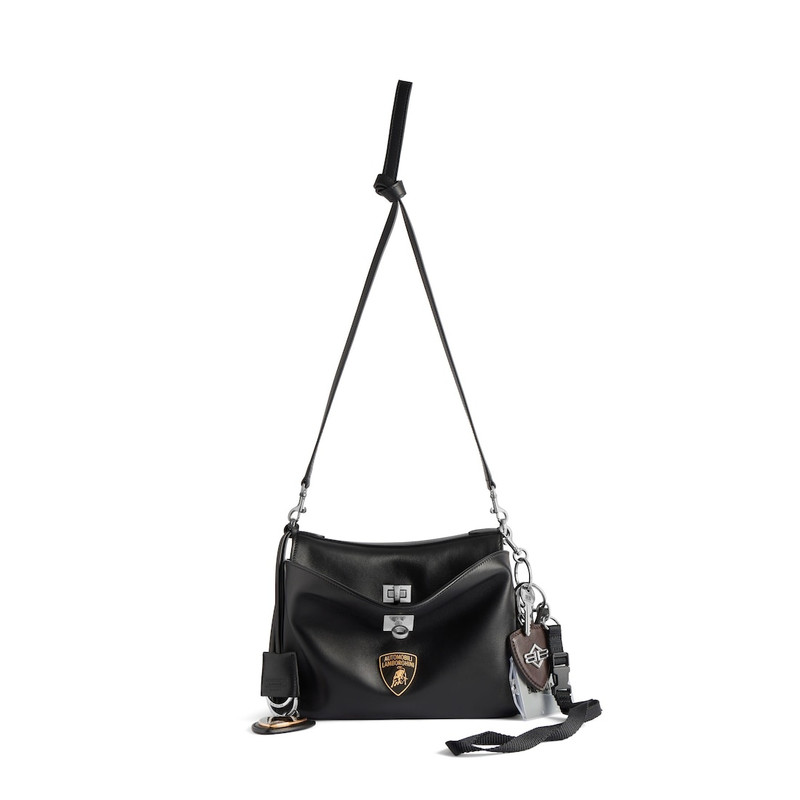 Men's Balenciaga | Automobili Lamborghini Rodeo Messenger Bag Small  in Black 4