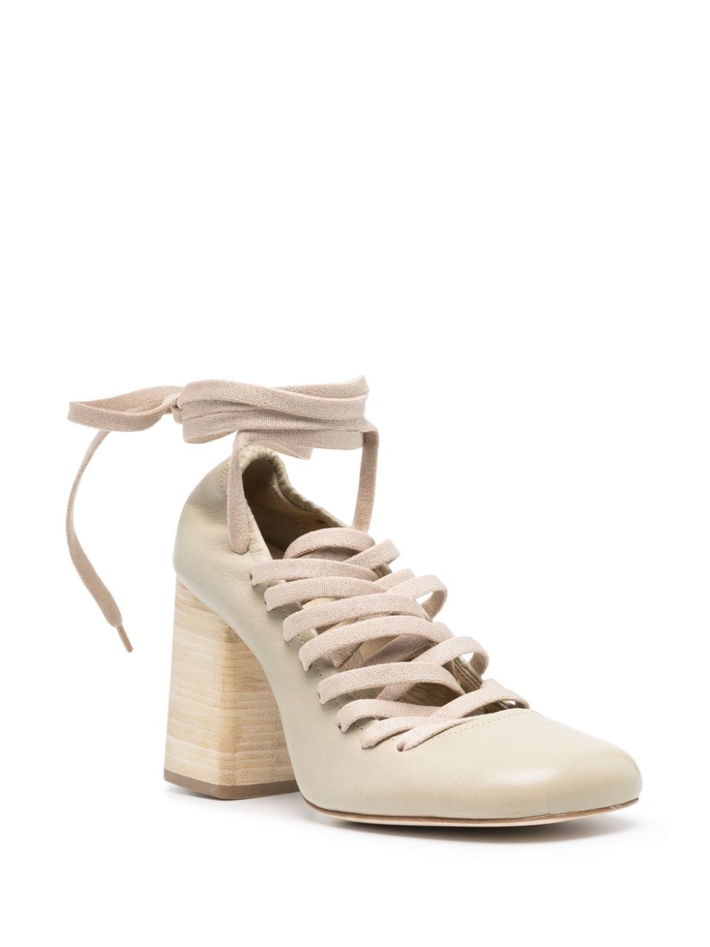90mm lace-up pumps - 2