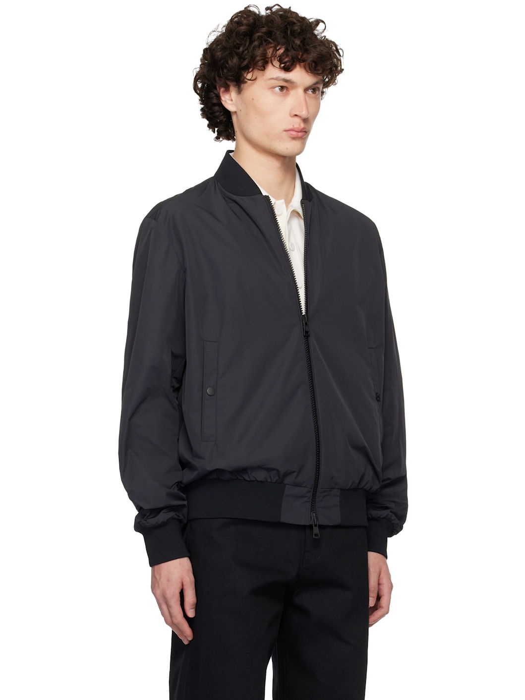 Black Grammont Bomber Jacket - 2