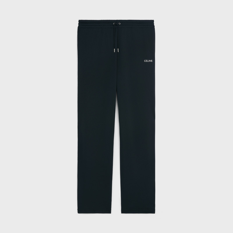 CELINE EMBROIDERED TRACK PANTS IN DOUBLE FACE JERSEY 1