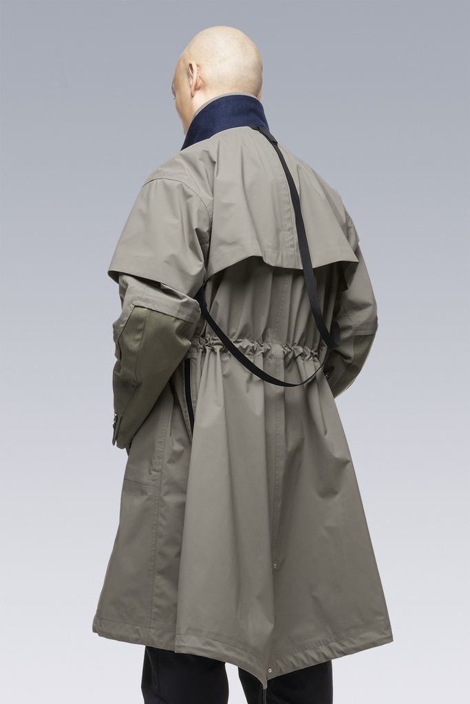 SAC-J2760 sacai / ACRONYM Trench Coat Alpha Green - 7