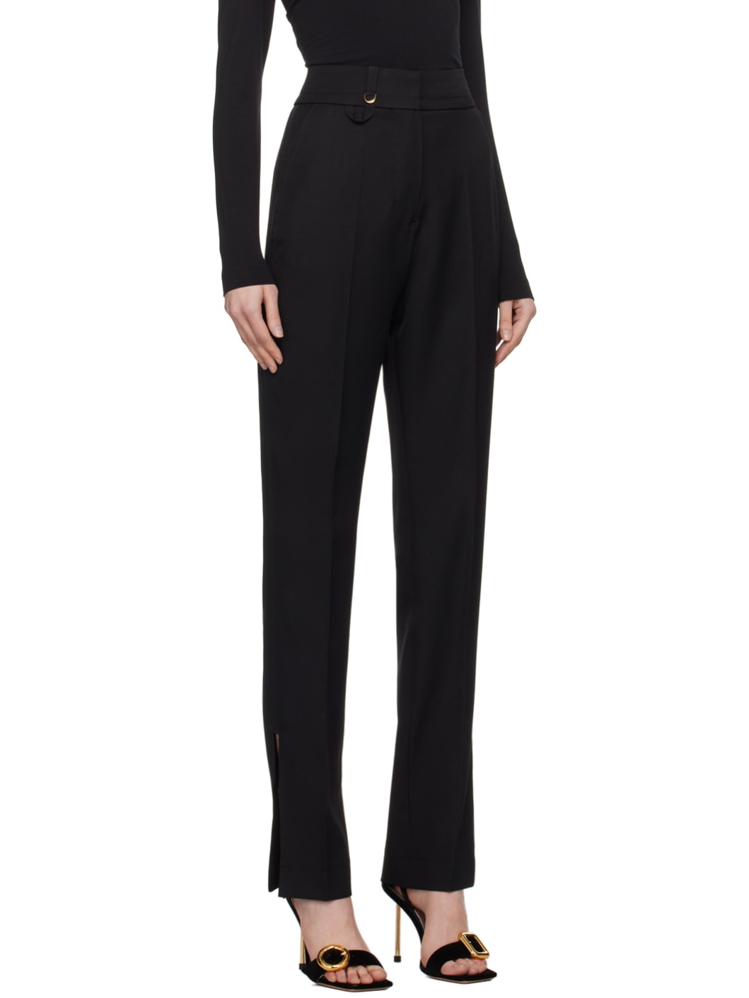 Black Les Classiques 'Le Pantalon Tibau' Trousers - 2