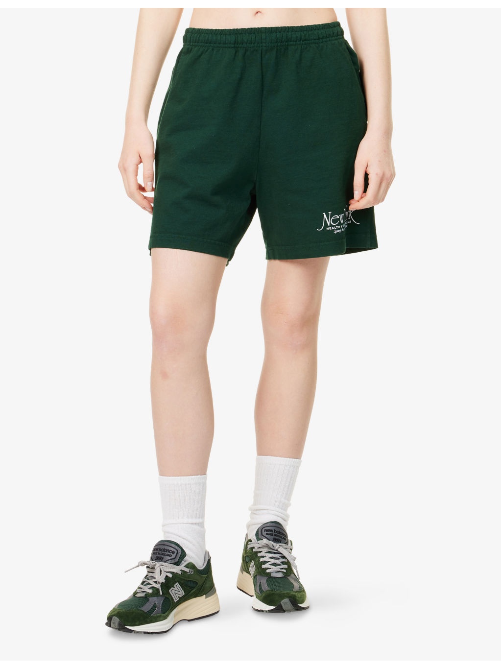 NY94 Two-Slip-Pockets Cotton-Jersey Shorts - 3