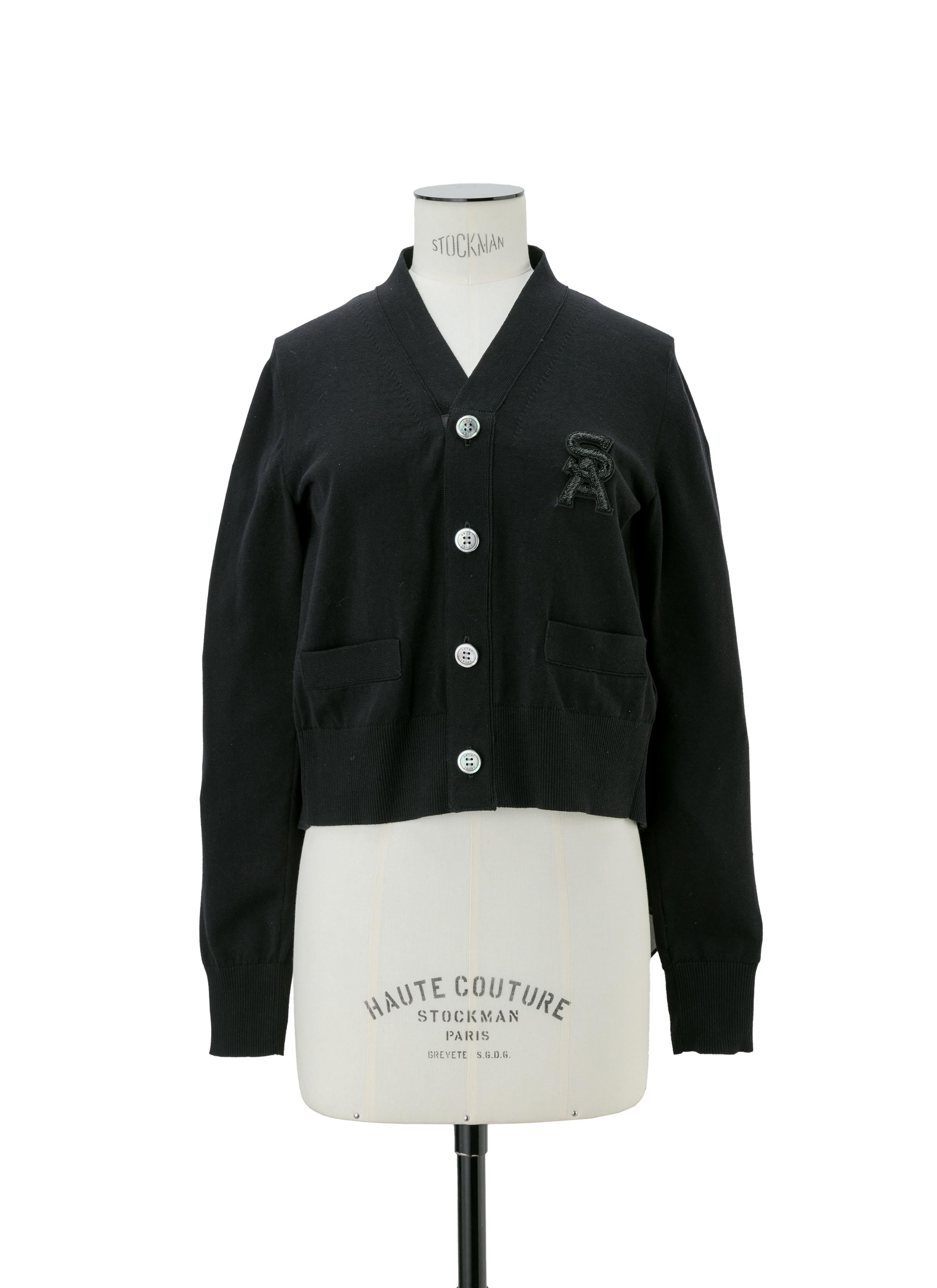 Emblem Knit Cardigan - 1