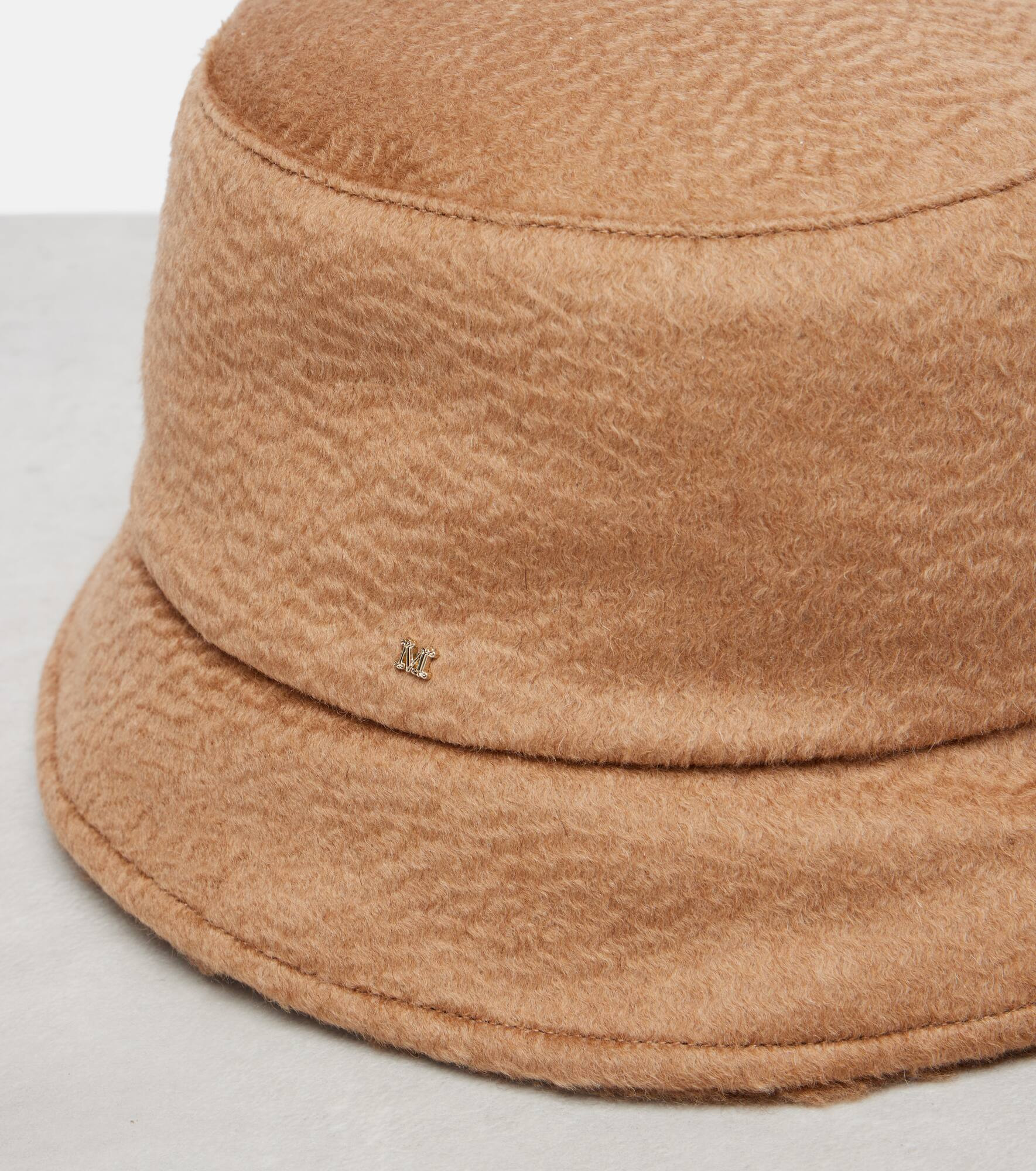 Reversible camel hair bucket hat - 3