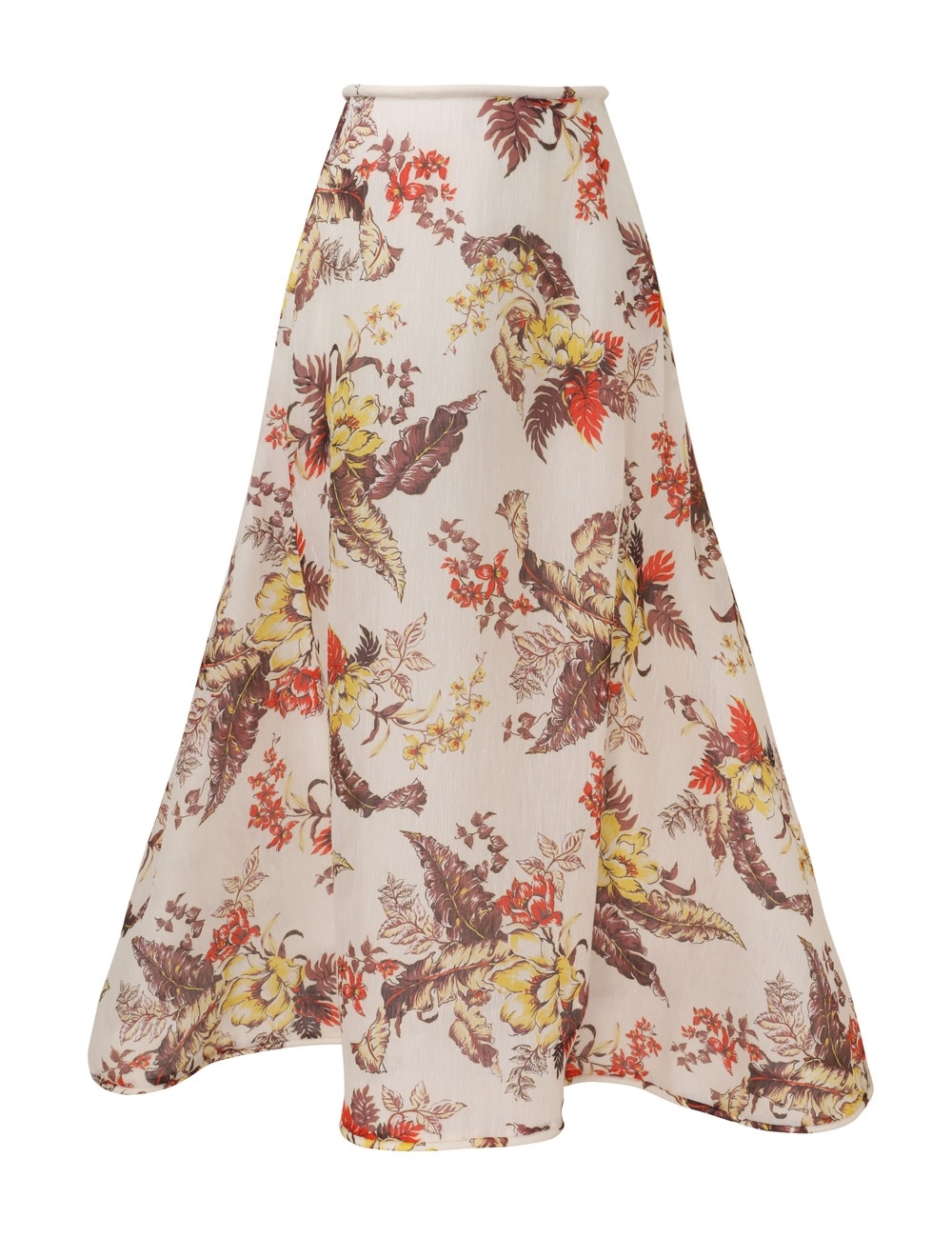 MATCHMAKER FLORAL FLARE SKIRT - 1