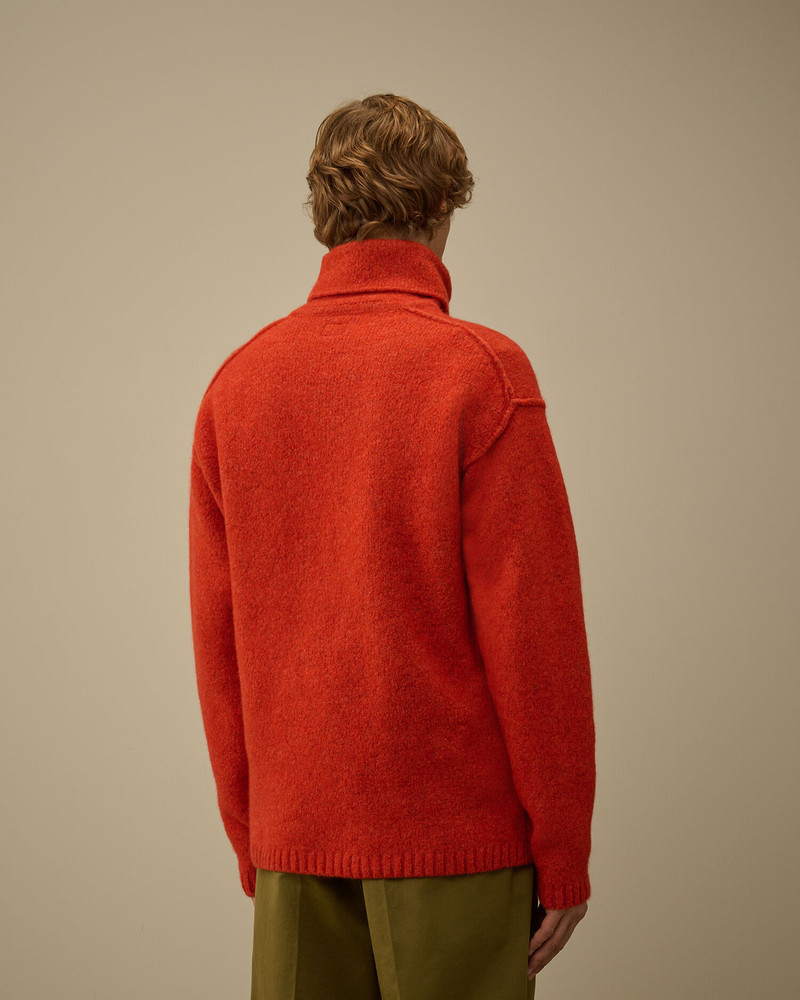Extrafine Merino Wool Turtleneck Sweater 4