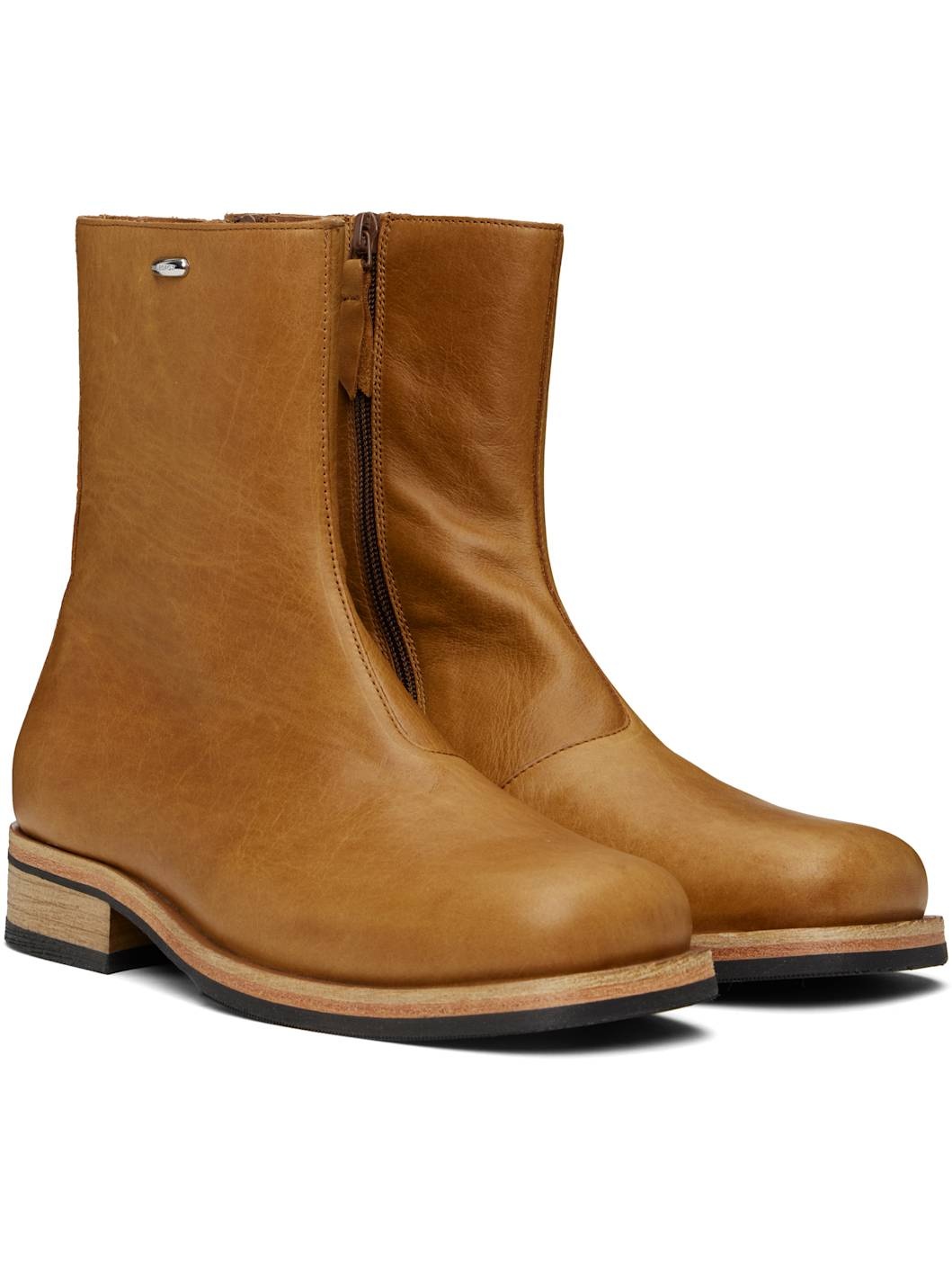 Tan Camion Boots - 4