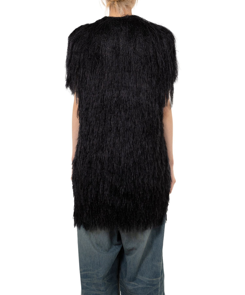 Shaggy Fringe Knit Vest 6