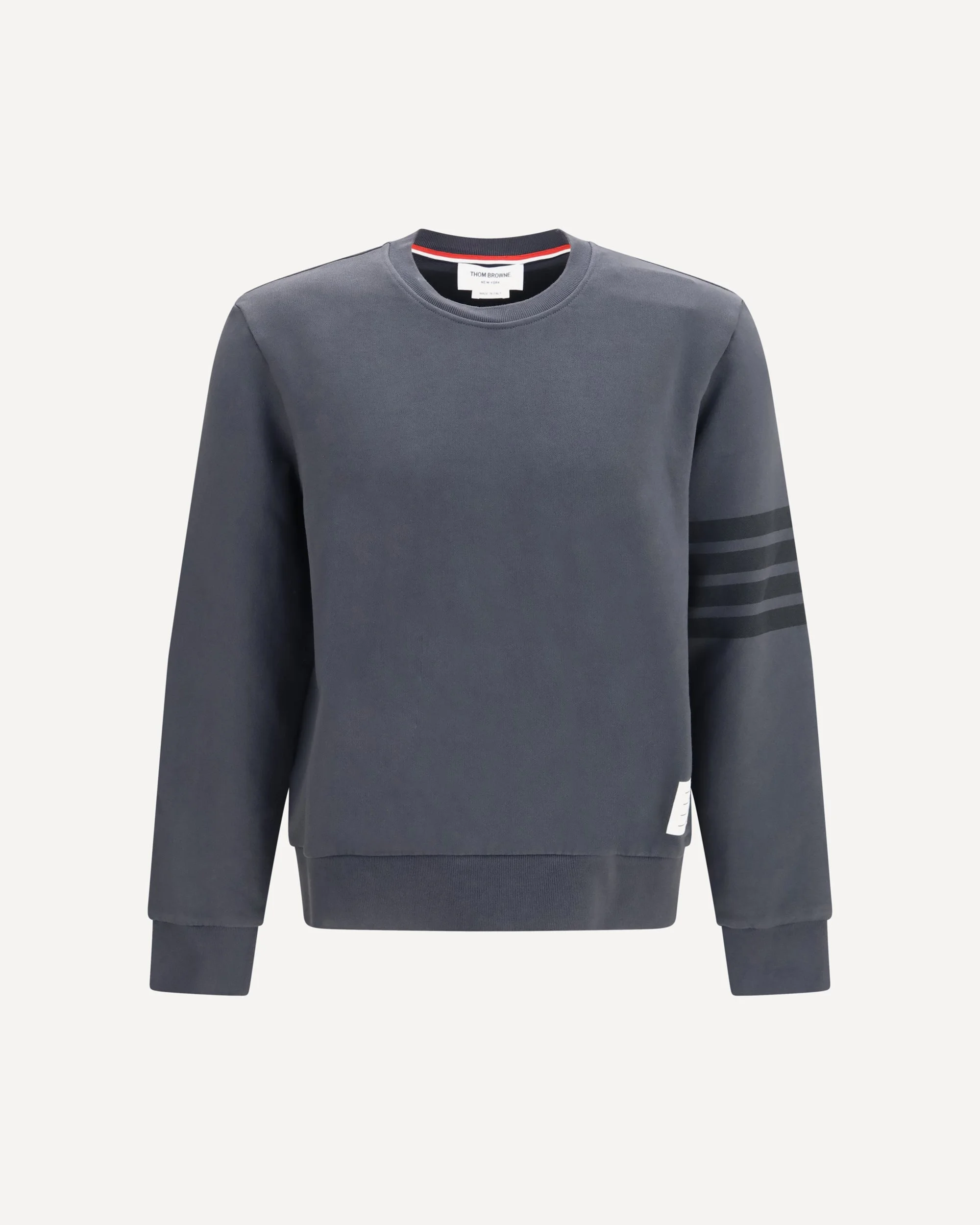 4-Bar cotton crewneck Sweatshirt - 1