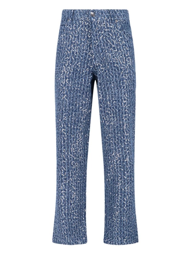 CHARLES JEFFREY LOVERBOY sequin-embellished jeans outlook