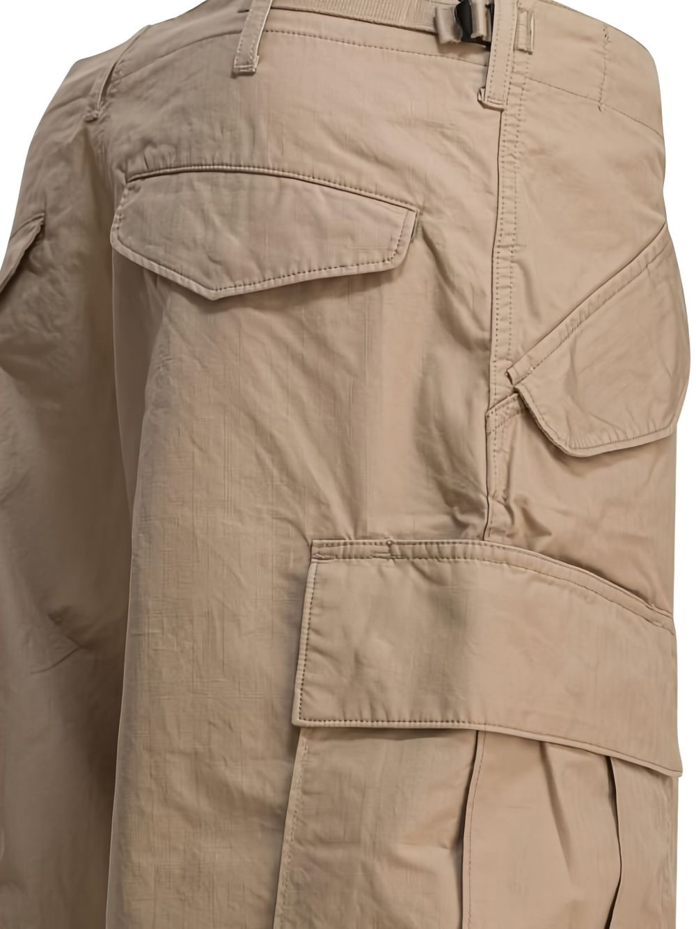 cargo-pocket cotton shorts - 4