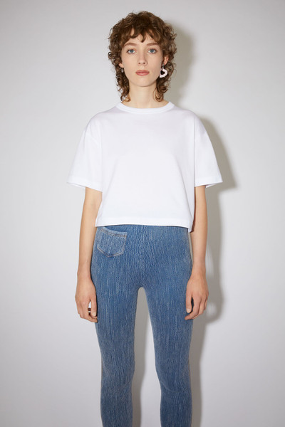 Acne Studios Cropped t-shirt - Optic White outlook