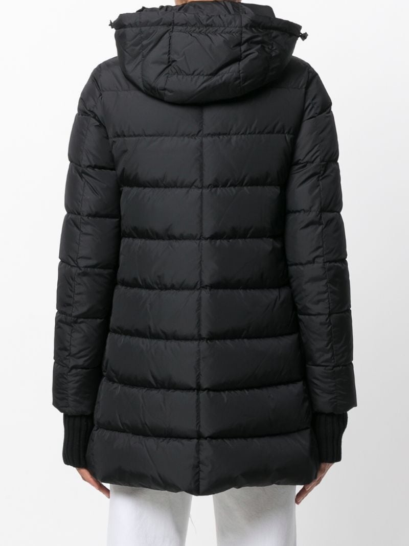 fitted puffer coat - 7
