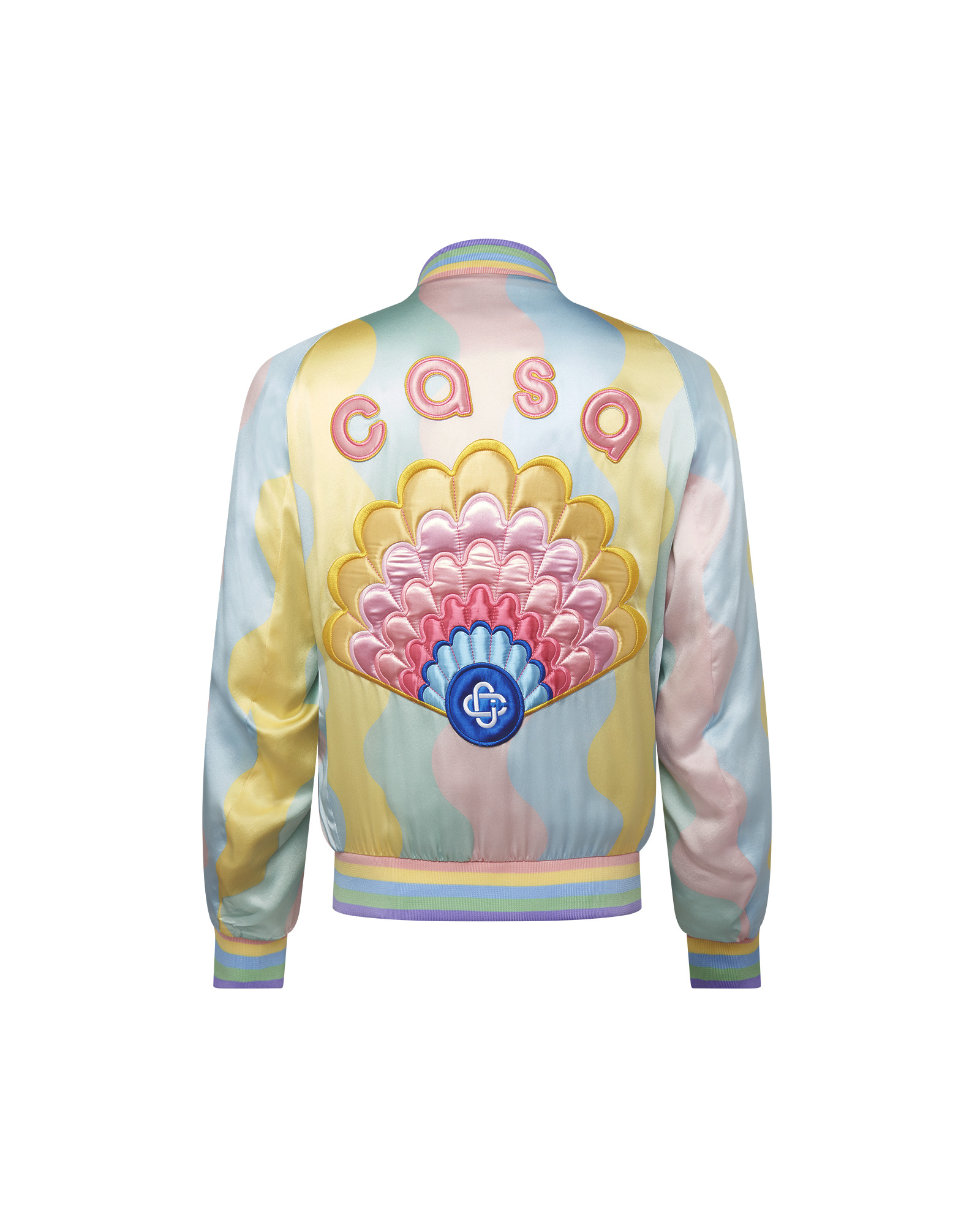 Rainbow Casa Shell Satin Bomber - 2