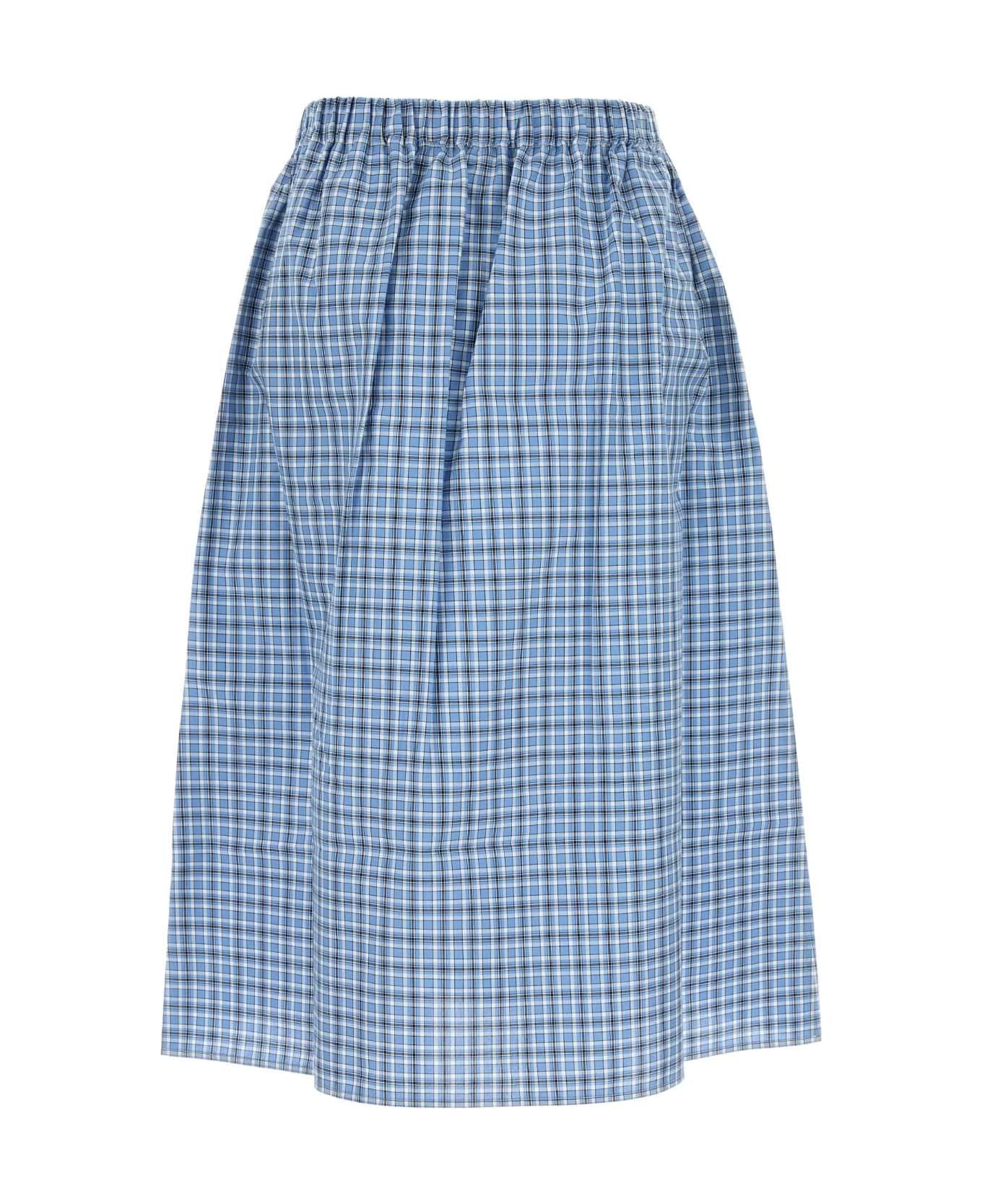 Embroidered Cotton Skirt - 2