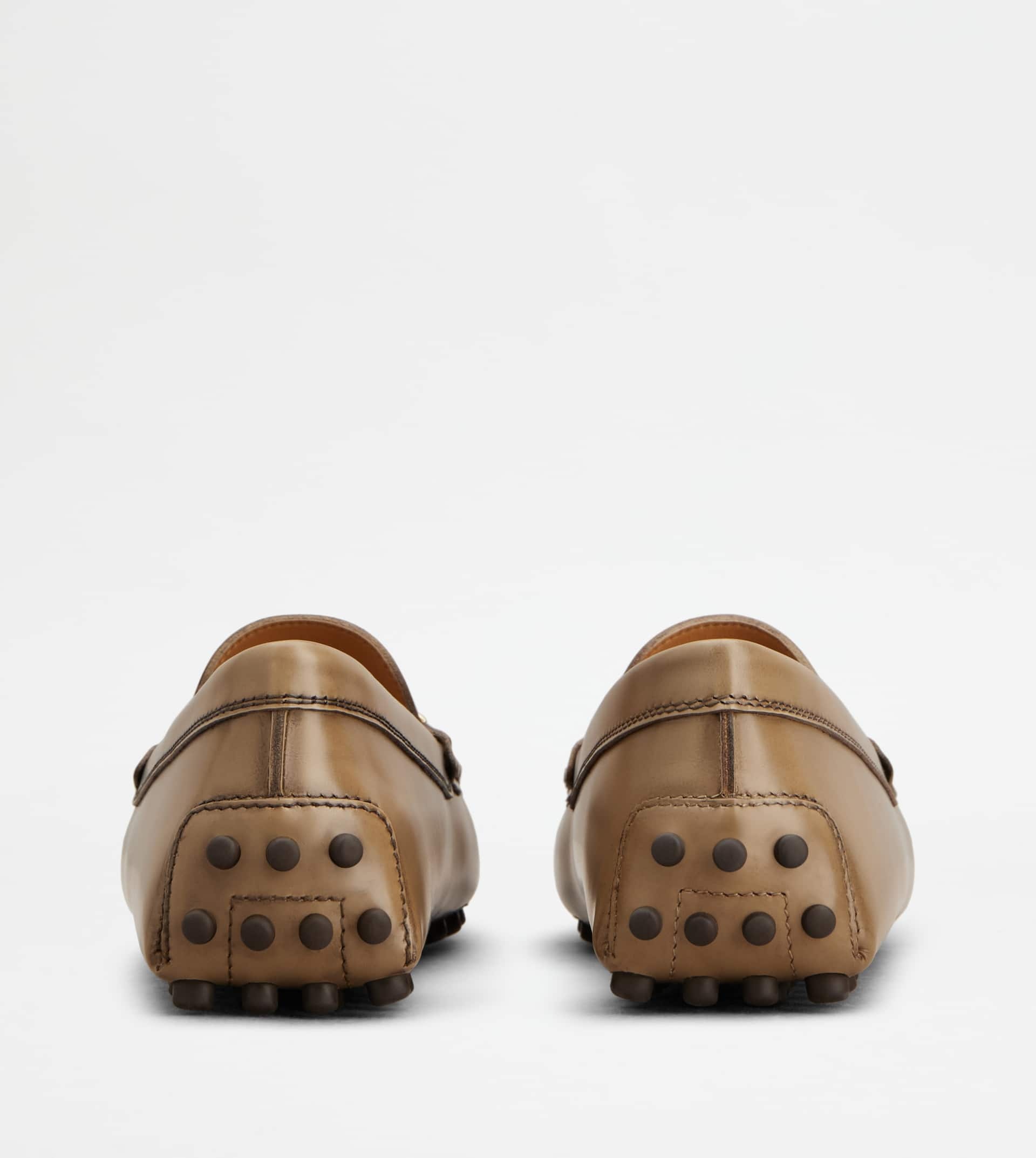GOMMINO DRIVING SHOES IN LEATHER - BEIGE - 2