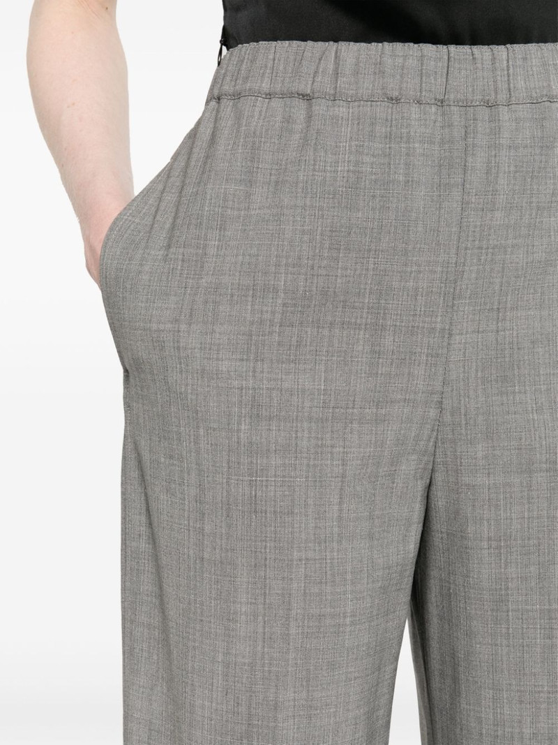 mÃ©lange straight-leg trousers 5