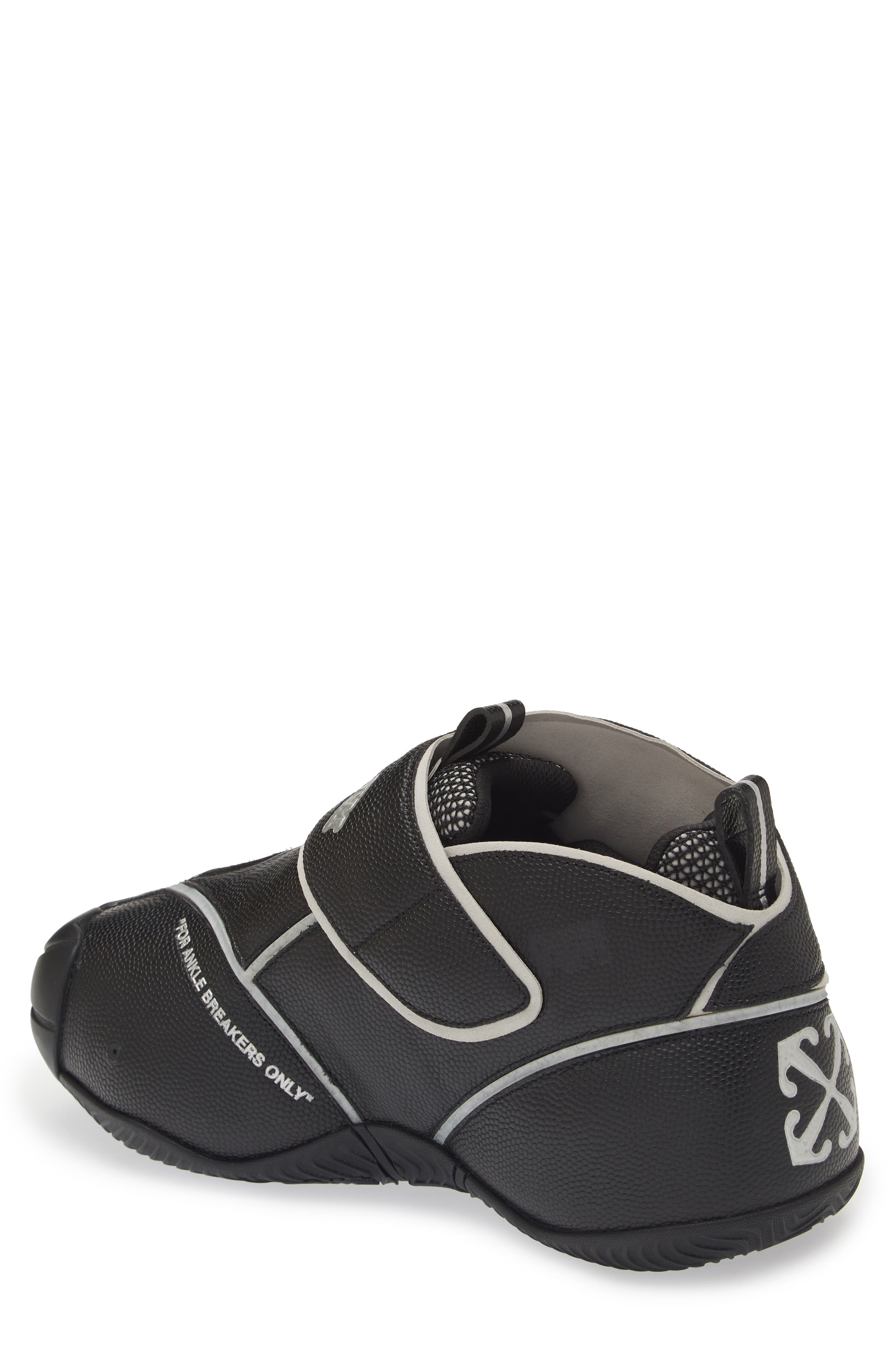 Off-White The Baller Basketball Shoe in Black/Silver at Nordstrom - 2