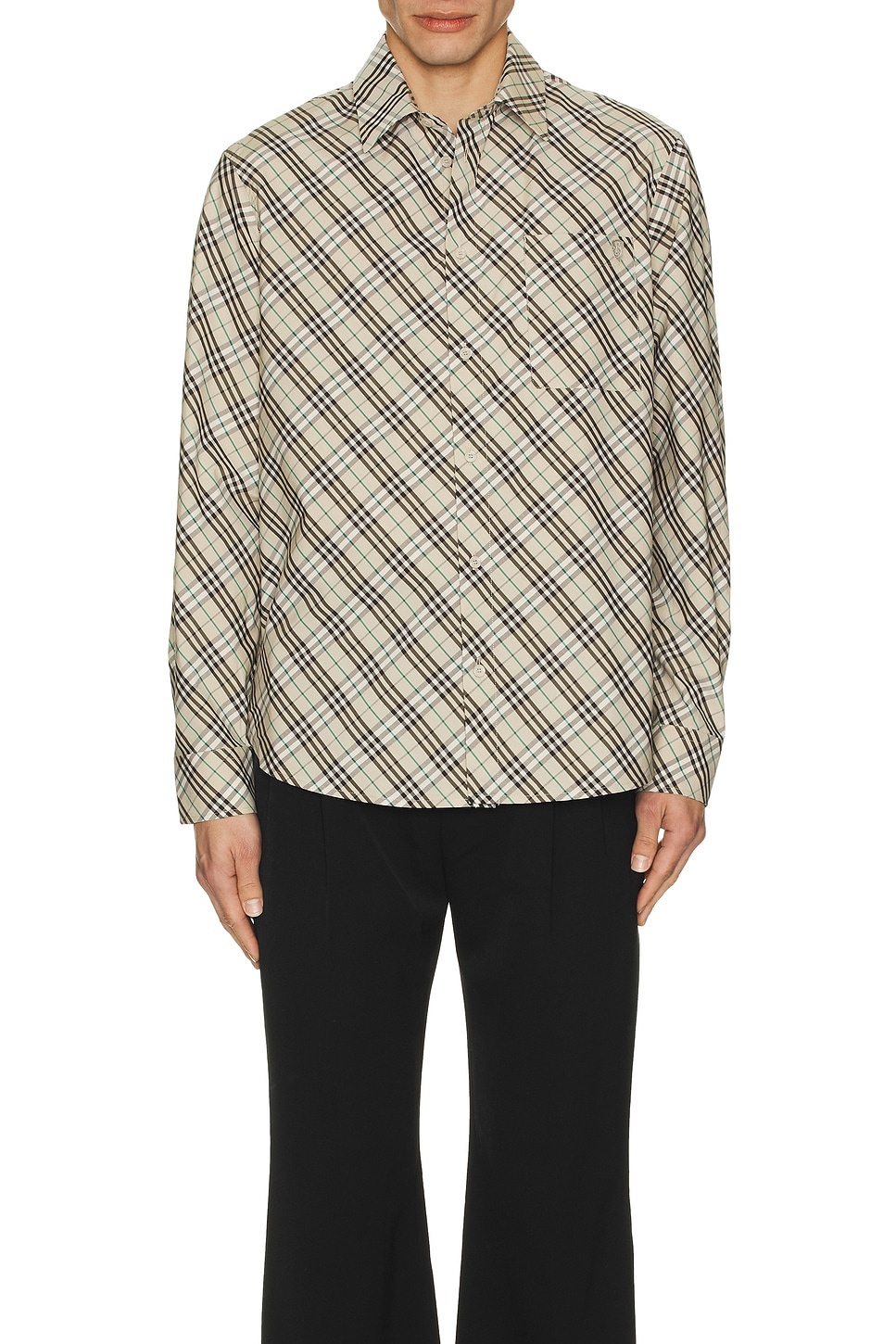 Long Sleeve Check Shirt - 4