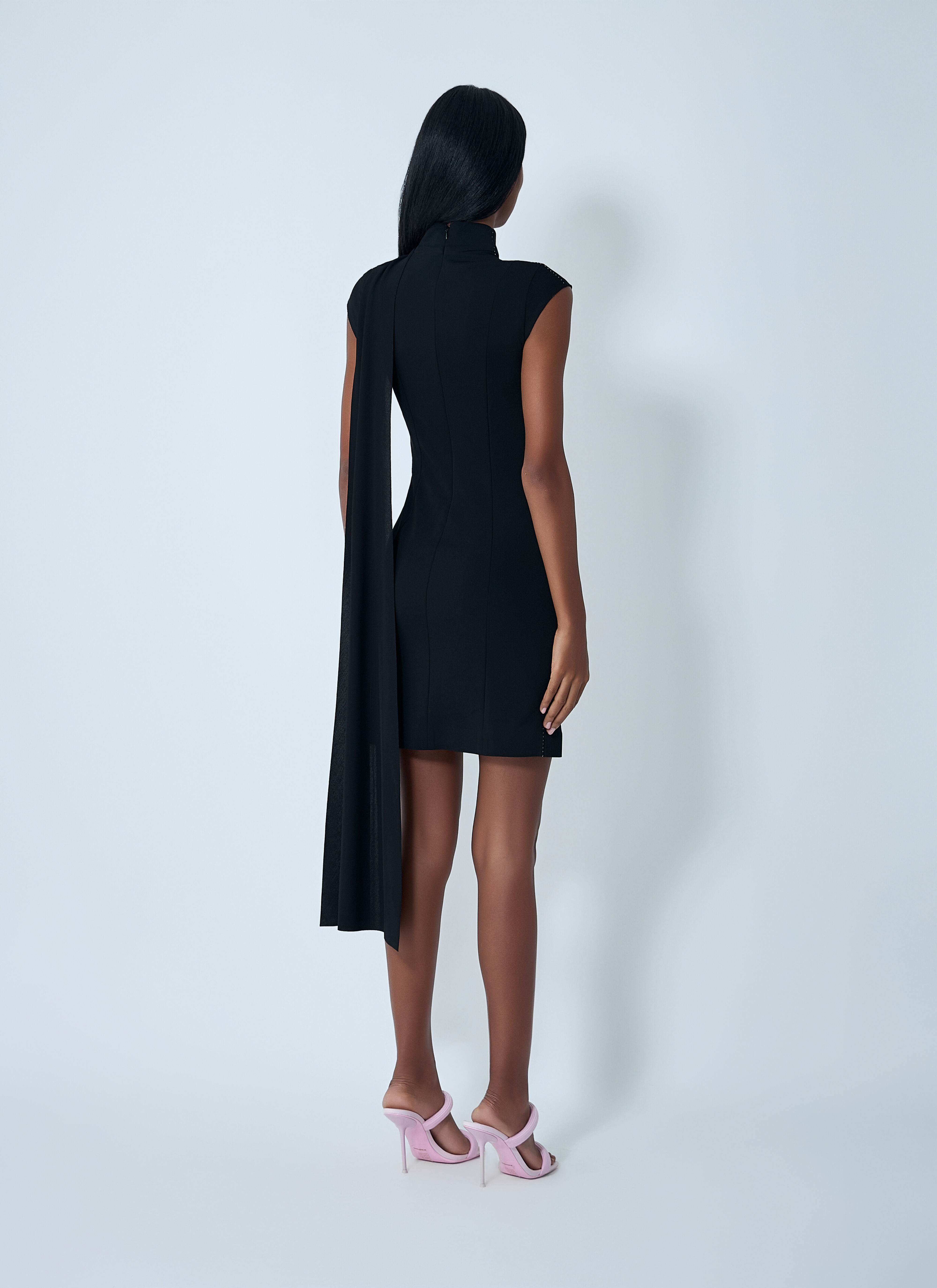 Viscose Mini Dress - 4