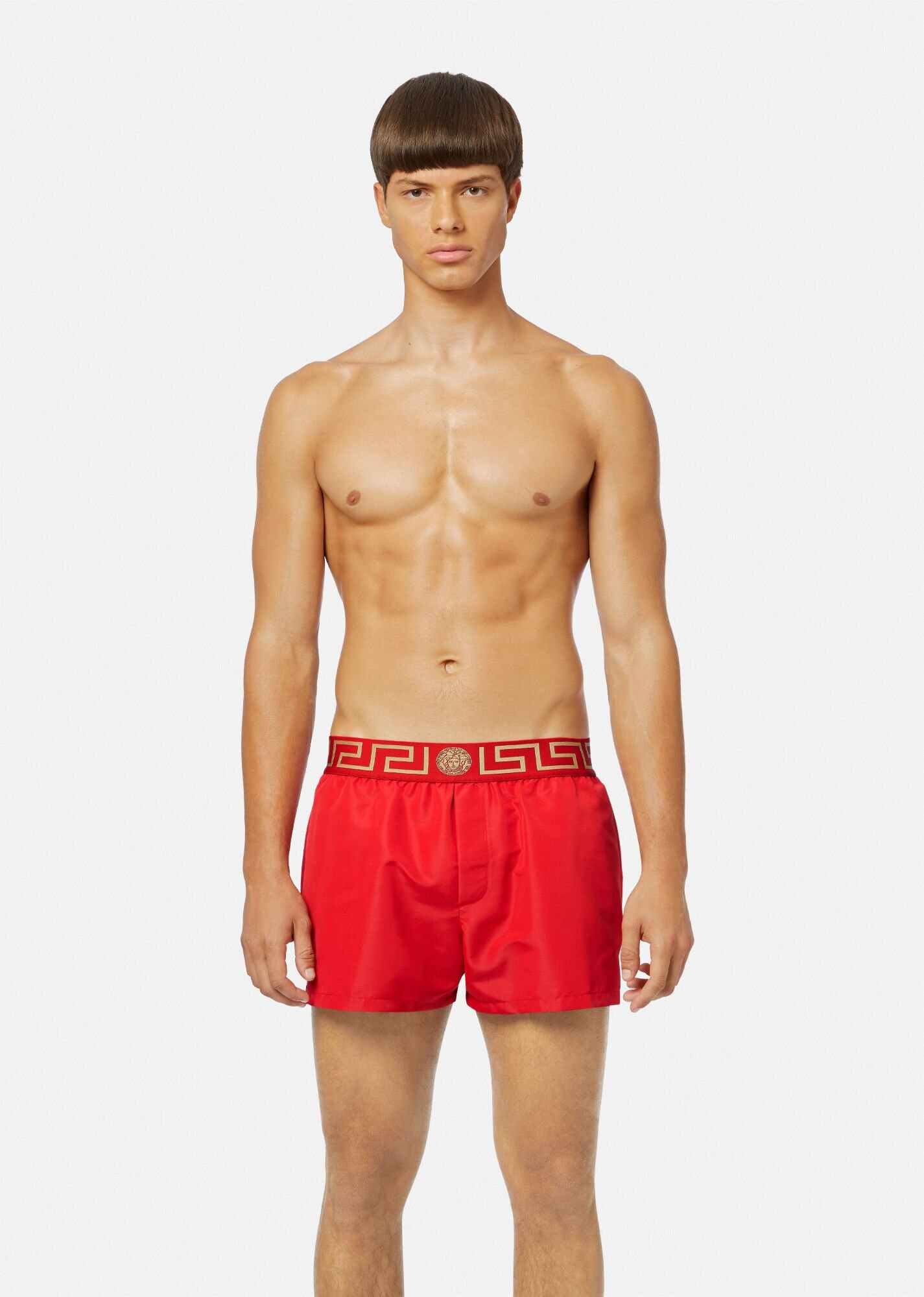 Greca Border Short Swim Shorts - 2