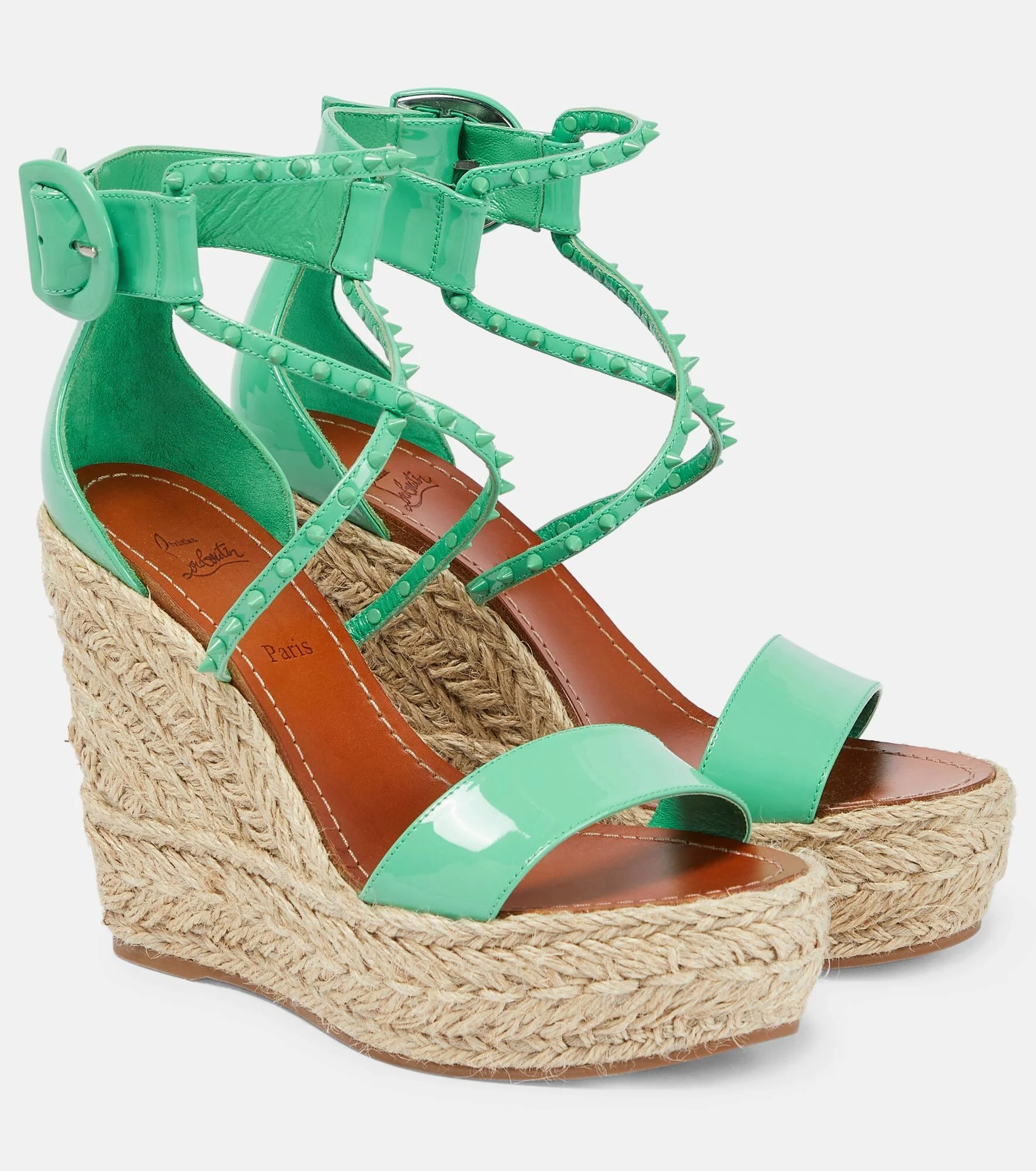 Chocazeppa 120 embellished wedge sandals - 1