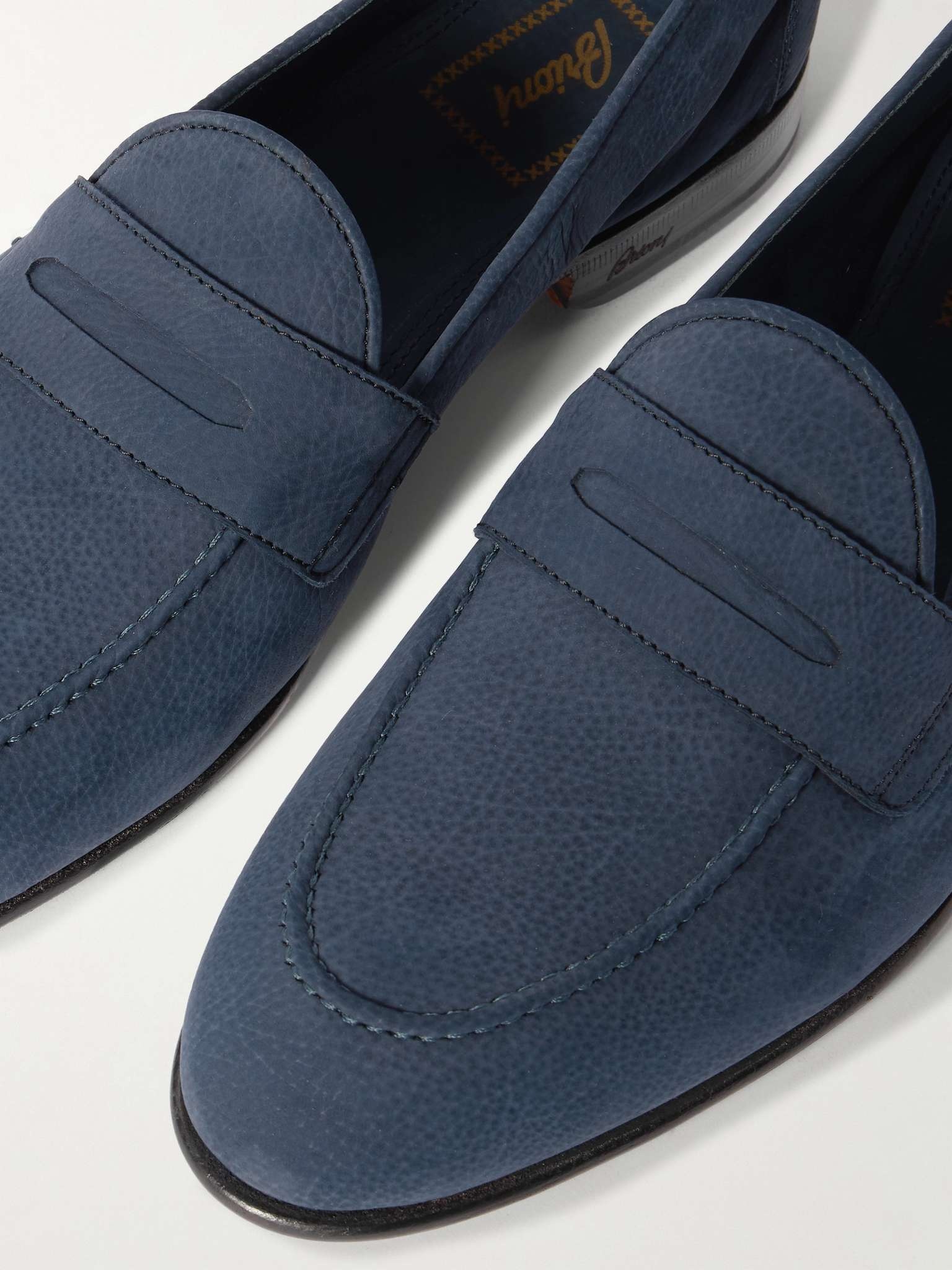 Full-Grain Leather Penny Loafers - 6