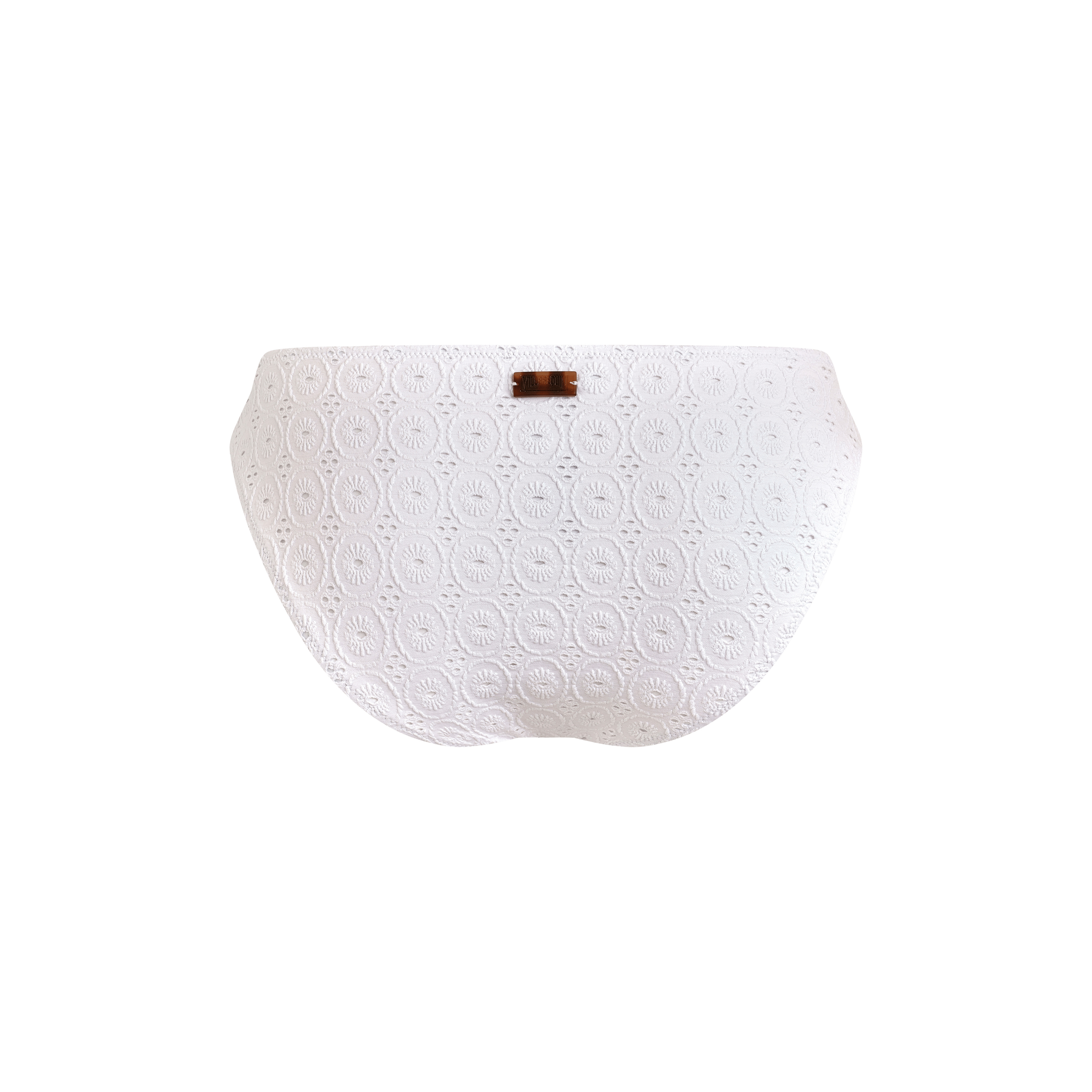 Women Midi Brief Bikini Bottom Broderie Anglaise - 2
