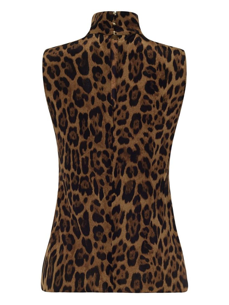leopard-print high-neck top 3