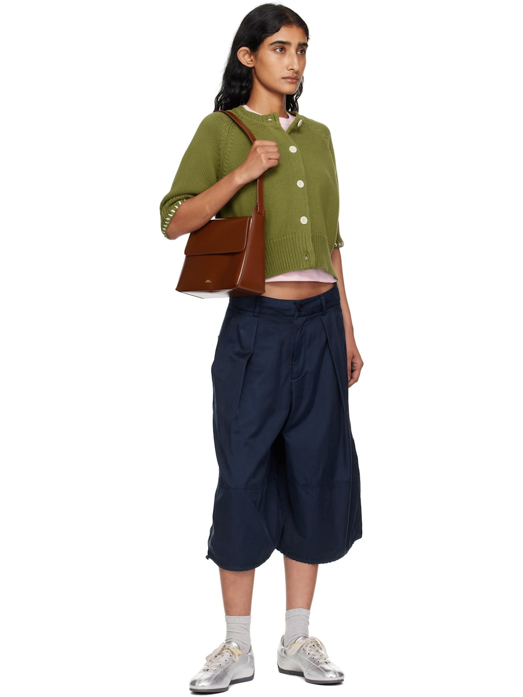 Tan Virginie Flap Bag - 4