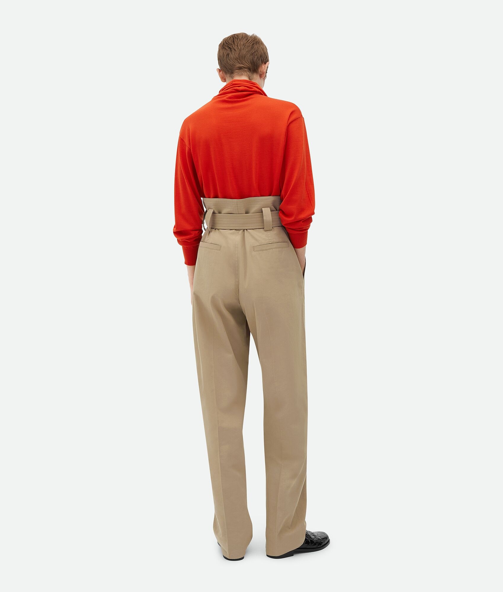Compact Cotton Trousers - 3