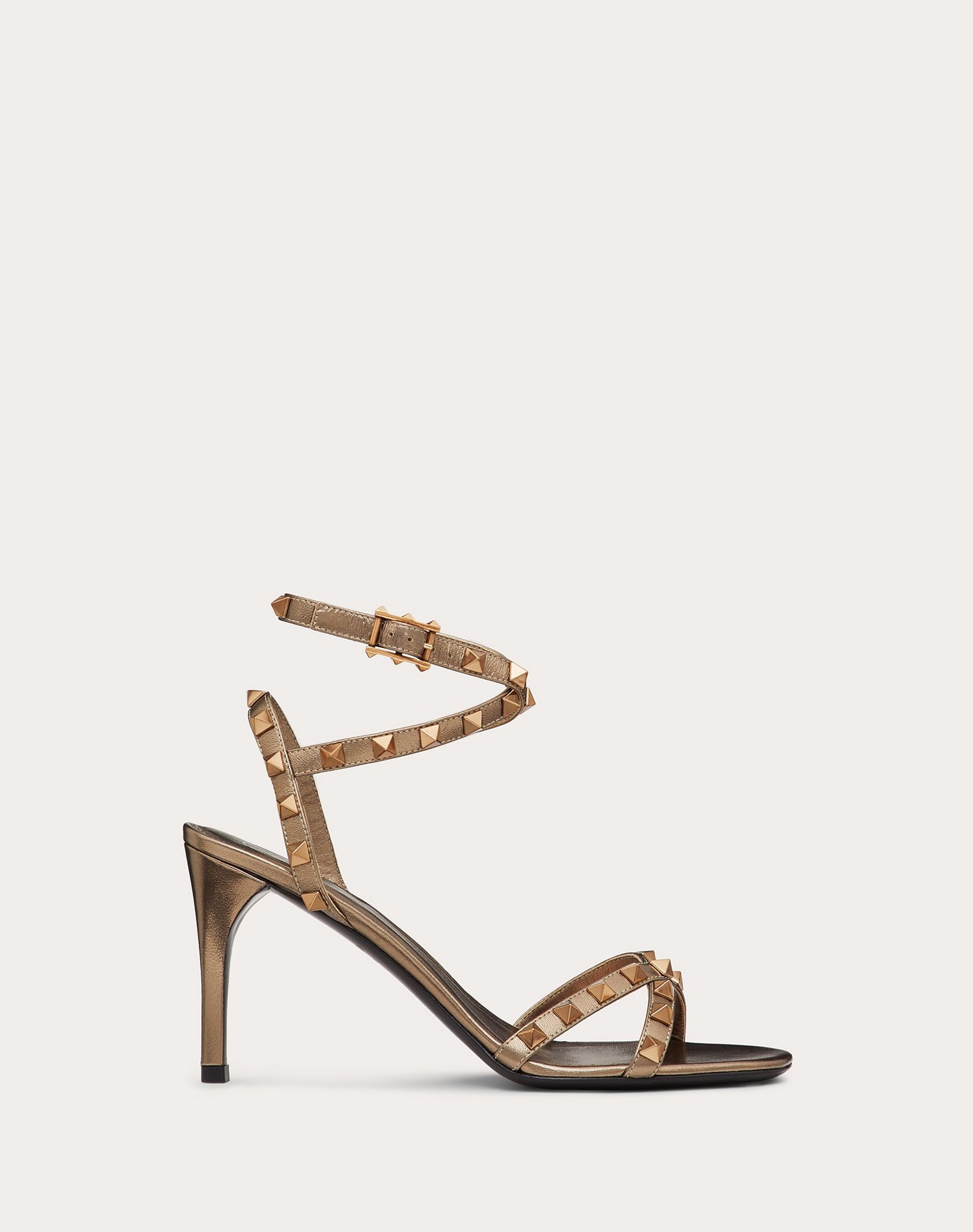 Rockstud Flair Laminated Nappa Sandal 85 mm - 1