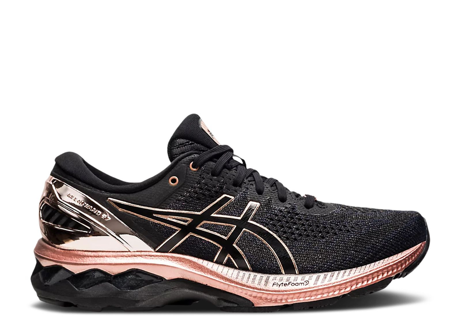 WMNS GEL KAYANO 27 'BLACK ROSE GOLD' - 1