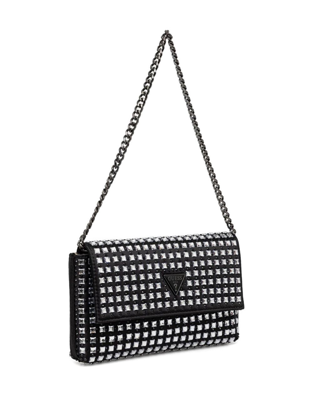 Zalina crystal-embellished clutch bag - 2
