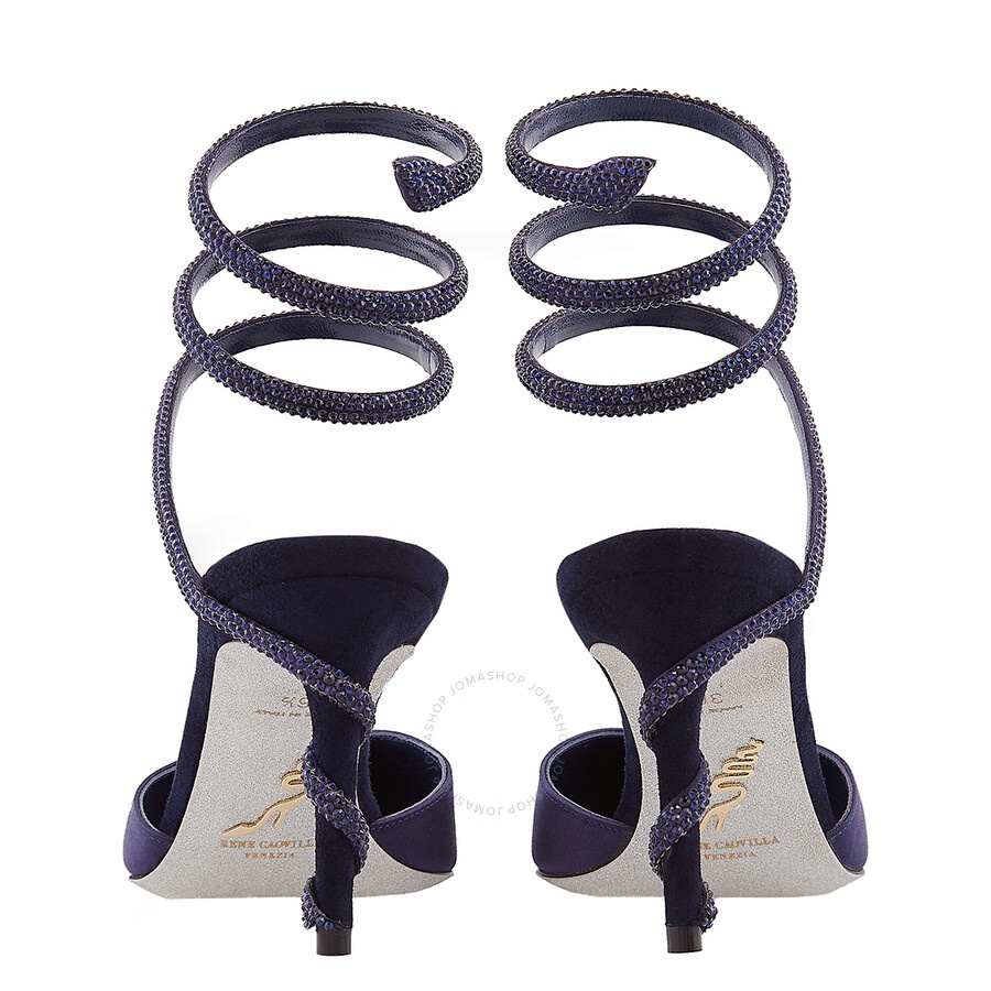 Rene Caovilla Margot 80 Satin Pumps - 4